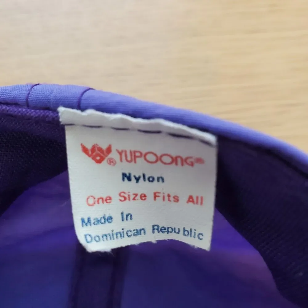 Vintage 90s Purple Gymnastics Trucker Hat